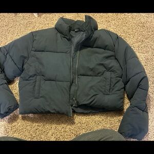 Dark dusty blue Puffer Jacket